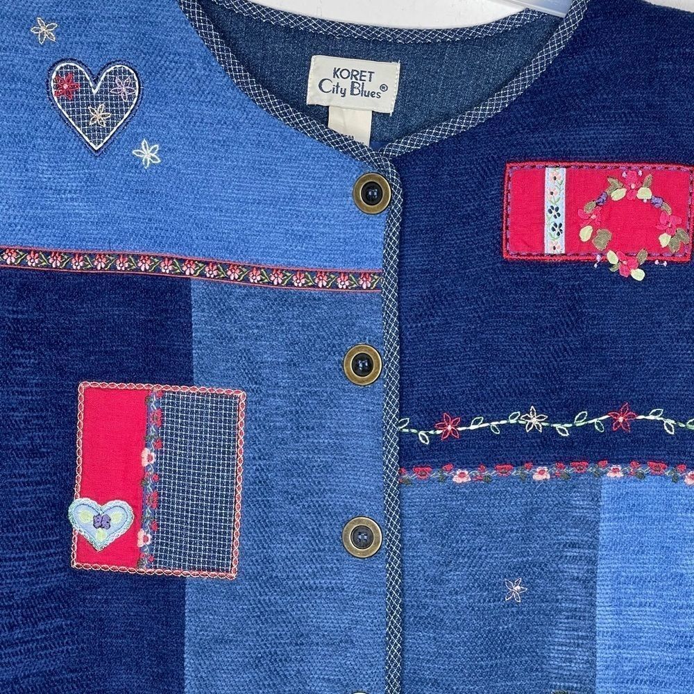Vintage Koret Denim Patchwork Jacket - image 8